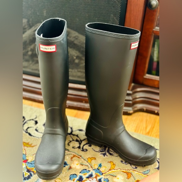 Women’s Original Tall Rain Boots (Black) - Hunter - Picture 4 of 6